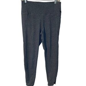 Victoria Secret Pink Yoga Gray High Rise Cropped Leggings Size S